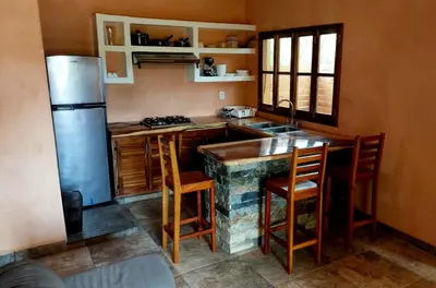 Una cocina o zona de cocina en Casa XhunaXhia