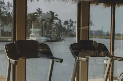Vista de un río cerca de este apartamento