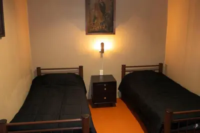 Cama o camas de una habitación en Small and comfy loft near Atlixco's center