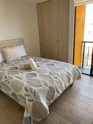 Cama o camas de una habitación en Departamento cerca Palacio Deportes, Estadio GNP, Aeropuerto AICM, Autódromo