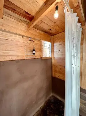 Un baño de Cabaña sheymar
