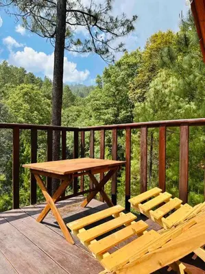 Paisaje cerca de este chalet de montaña