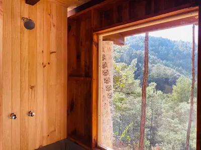Paisaje cerca de este chalet de montaña