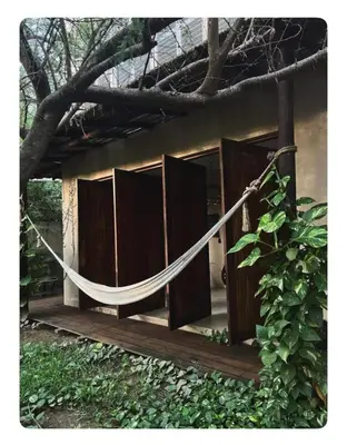 Jardín al aire libre en Casa Huizache I