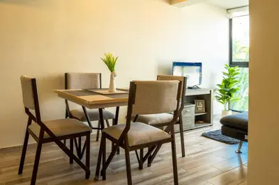 Zona de estar de Cozy Apartment 2 Bedrooms Amenities