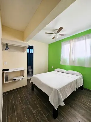 Cama o camas de una habitación en Sensity Home Departamento 7, Colorido y amplio Familiar