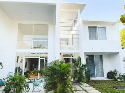 Jardín al aire libre en Casa Bella Vista