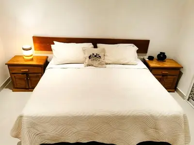 Cama o camas de una habitación en Casa Bella Vista