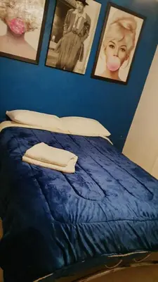 Cama o camas de una habitación en Casitas
