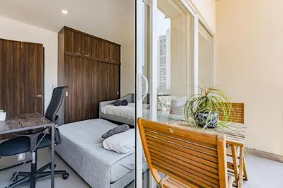 Zona de estar de Coyoacan Comfort Modern and Cozy