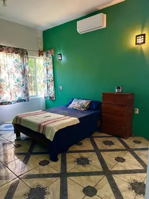 Cama o camas de una habitación en Casa Libertad