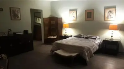 Cama o camas de una habitación en Residencia Casa del Roble 1