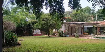 Jardín al aire libre en Residencia Casa del Roble 1