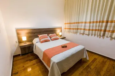 Cama o camas de una habitación en M8 Bienvenidos to Oaxaca