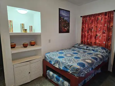 Cama o camas de una habitación en Casablanca Bonfil #1