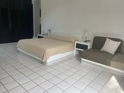 Cama o camas de una habitación en Exclusiva y privada Villa en Marina Las Brisas