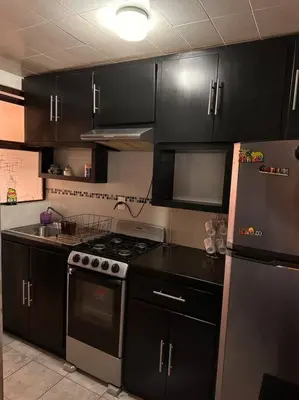 Una cocina o zona de cocina en Departamento hogareño Teziutlán