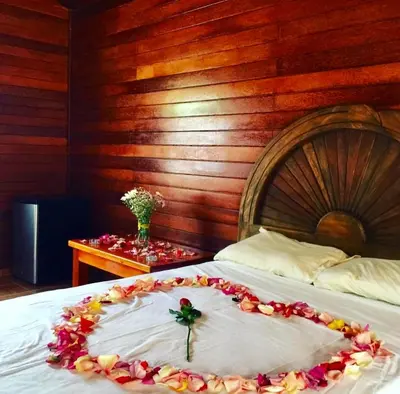 Cama o camas de una habitación en Los Fundadores Estancia Ecológica