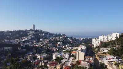 Vista general de Acapulco o vista desde el apartamento