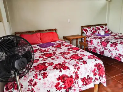 Cama o camas de una habitación en Amanecer