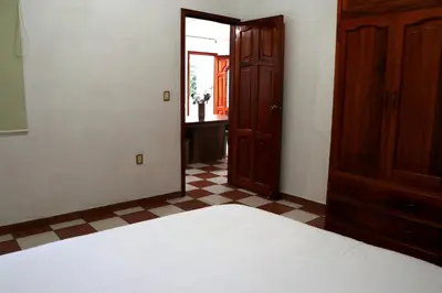 Cama o camas de una habitación en Departamento Bugambilia