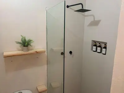 Un baño de Villa Azul Pool House - Centro Oaxaca