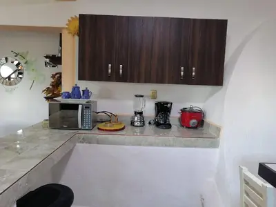 Una cocina o zona de cocina en Amplio departamento