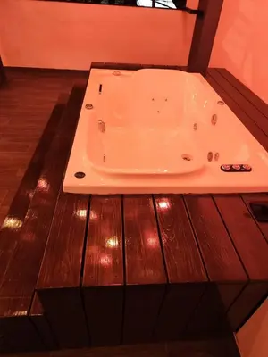 Un baño de Hermoso departamento con jacuzzi