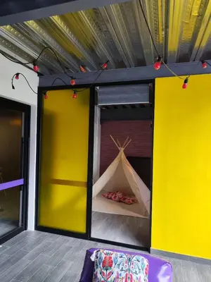 Plano de Hermoso departamento con jacuzzi