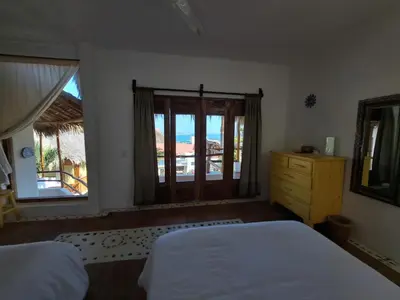 Cama o camas de una habitación en El Risco