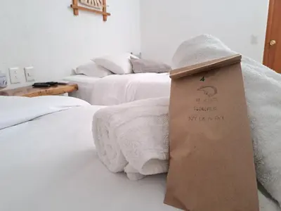 Cama o camas de una habitación en El Risco