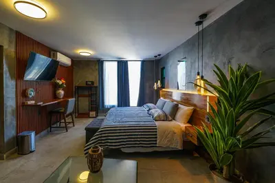 Cama o camas de una habitación en El Edén
