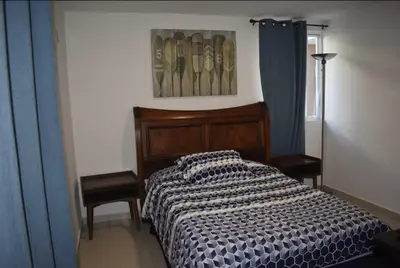 Cama o camas de una habitación en Casa Palmera