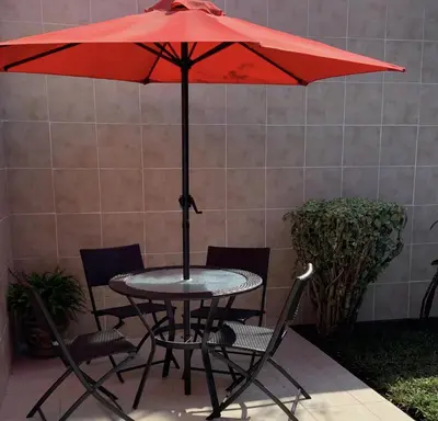 Un patio o zona al aire libre en Casa Palmera