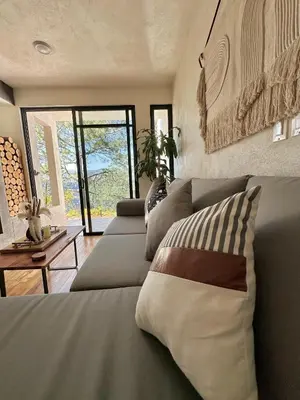 Cama o camas de una habitación en Casa Madera 1A