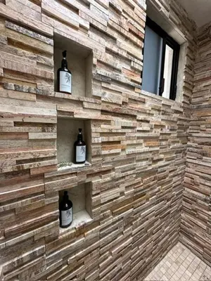 Un baño de Casa Madera 2A