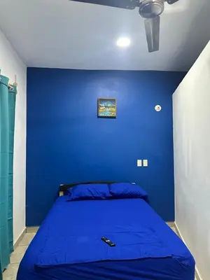 Cama o camas de una habitación en Departamento san jose