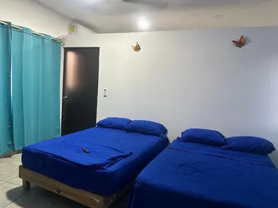 Cama o camas de una habitación en Departamento san jose