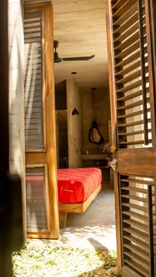 Cama o camas de una habitación en Casa Ōllama
