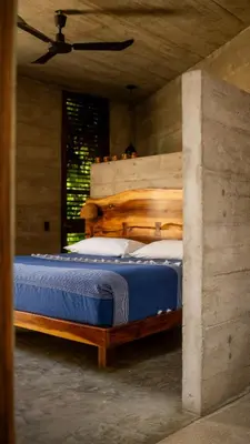 Cama o camas de una habitación en Casa Ōllama