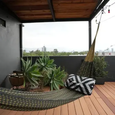 Skyline y terraza privada Penthouse en CDMX