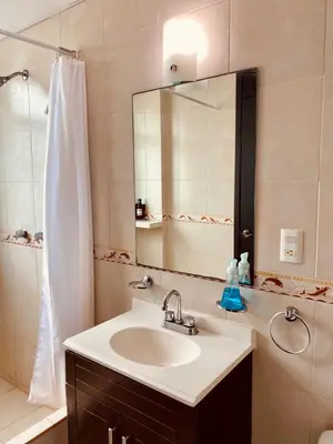 Un baño de Vista al mar, Mini alberca y roof garden PRIVADO!