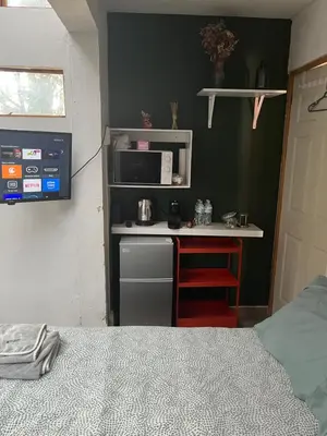 Cama o camas de una habitación en El Balcón de SúperAnfitrión Coyoacan