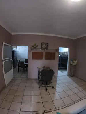 Una televisión o centro de entretenimiento en Casa León