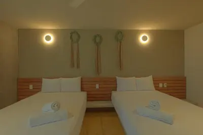 Cama o camas de una habitación en Unnu