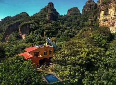 Paisaje cerca de esta villa