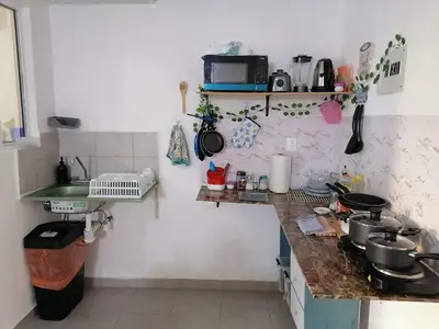 Una cocina o zona de cocina en Departamento Nuevo