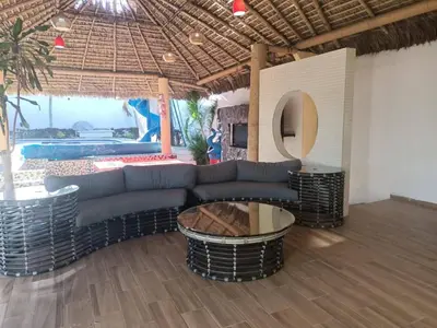 Cama o camas de una habitación en Quinta Mi Bendiciòn