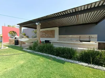 Jardín al aire libre en Quinta Mi Bendiciòn