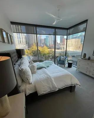Cama o camas de una habitación en Apartamento de lujo